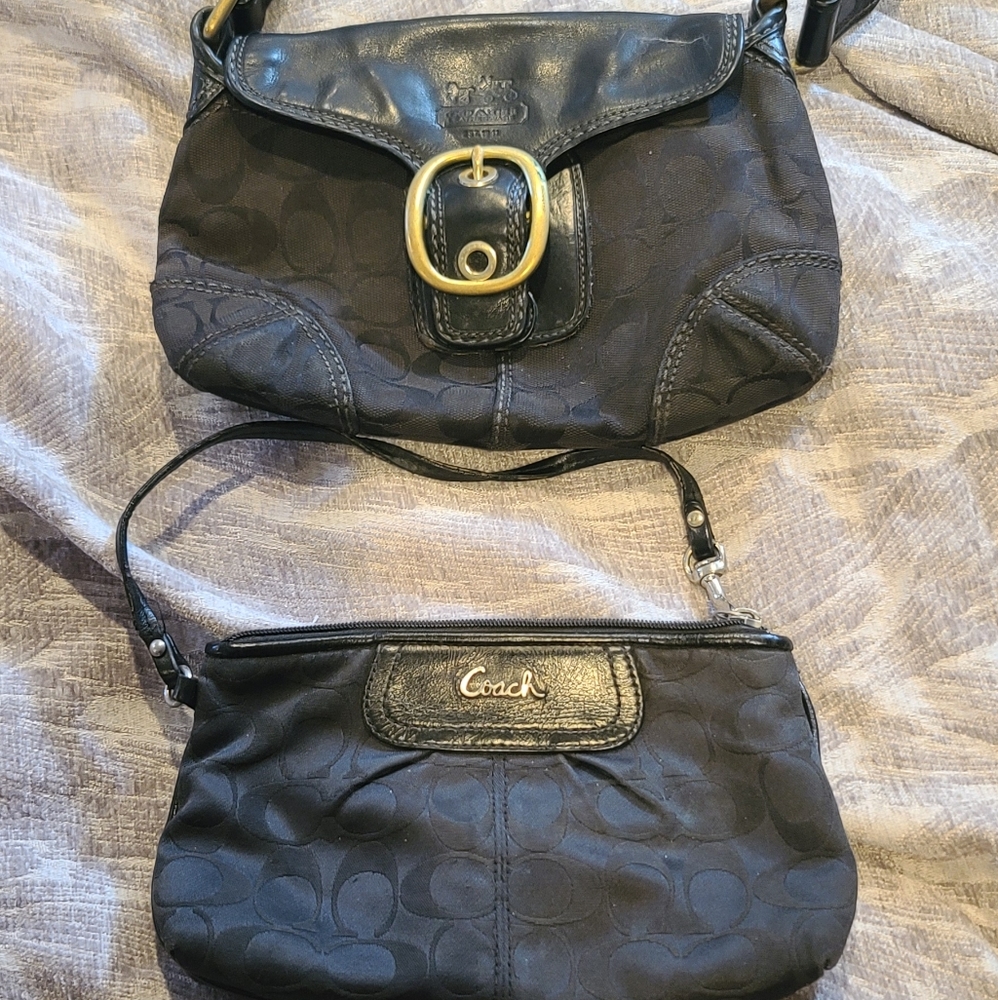 2 small coach bags/ purses